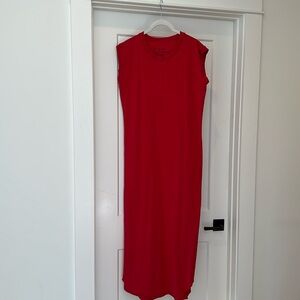 Frank & Eileen Cory Vintage Muscle Tee Dress Red Size M